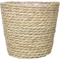 Bela Arte Naturel rotan mand van gedraaid touw/riet 17,5 cm -