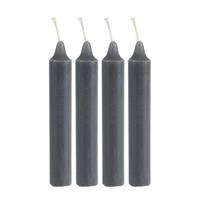 Xenos Dinerkaars rustiek - donkergrijs - set van 4