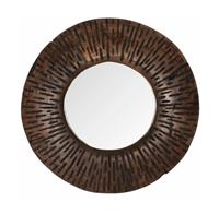 MUST Living Spiegel Cosmos Teakhout, 60cm - Bruin