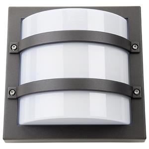 SG Lighting SG Largo LED 10W 3000K 540 lumen grafiet IP65 IK10 met schemerschakelaar 633569