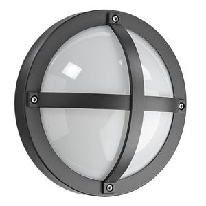 SG Lighting SG Solo LED wandlamp E27 grafiet rond IP65 IK10 623550