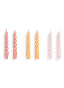 Hay Candle Spiral kaars set van 6