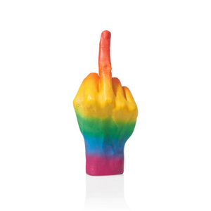 Bitten The finger beeld Rainbow