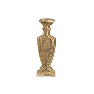 Ptmd Collection Redin Kandelaar  14,5 x 12 x 41 cm  Cement  Goud