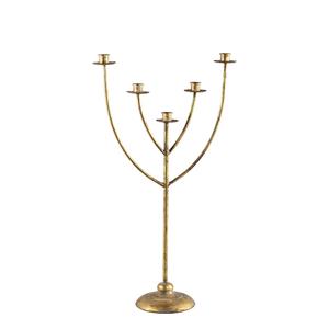 Ptmd Collection Charles Meervoudige Kandelaar  34 x 16 x 67 cm  Ijzer  Goud