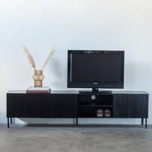 Giga Meubel Tv-meubel Roman Zwart 200cm - 