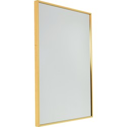 Fragix York Wandspiegel - Goud - Aluminium - 60x40