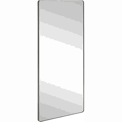 Lisomme Ava wandspiegel zwart - 50 x 100 cm