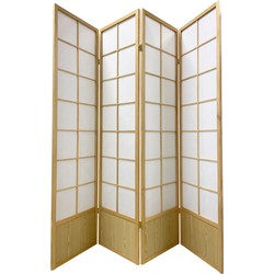 Fine Asianliving Japans Kamerscherm Shoji B180xH180cm Scheidingswand