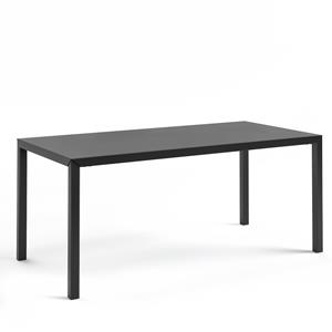 LA REDOUTE INTERIEURS Tafel in mat zwart metaal, 6 personen, Hiba