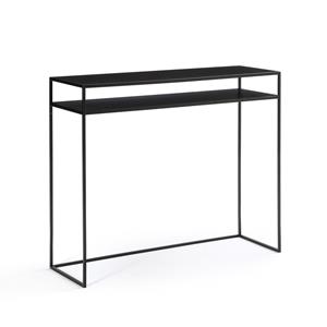 LA REDOUTE INTERIEURS Console met dubbel tafelblad in metaal, Hiba
