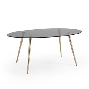 LA REDOUTE INTERIEURS Ovale tafel 6/8 personen, Topim