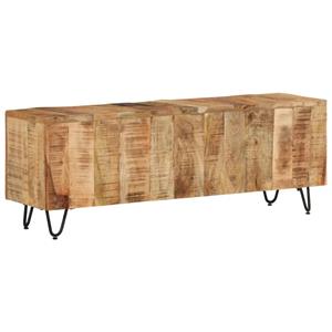 vidaXL TV-Schrank 110x30x40 cm Massivholz Mango 