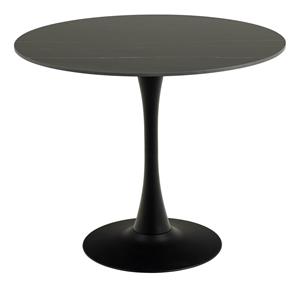 Bendt Ronde Eettafel Tempest Keramiek, 90cm - Zwart