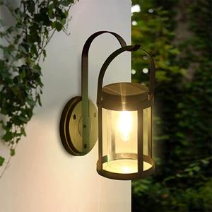 Solar wandlamp Venice met led filament lamp
