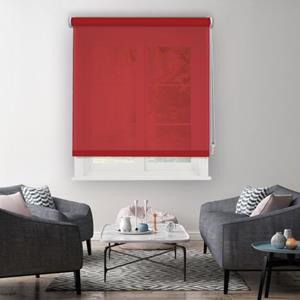 Praxis Madeco rolgordijn manueel lichtdoorlatend tonic rood 180x190cm