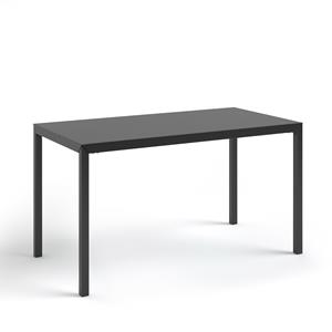 LA REDOUTE INTERIEURS Tafel in mat zwart metaal, 4 personen, Hiba