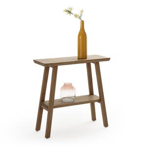 LA REDOUTE INTERIEURS Console met dubbel tafelblad in massief iepenhout Asayo