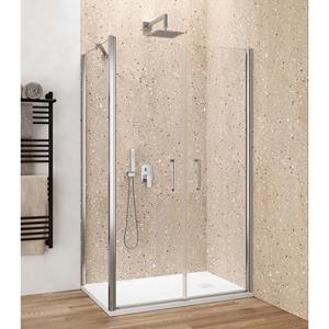 Lacus Zijwand  Giglio Evo 70x200 Cm Aluminium Profiel Chroom