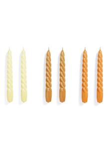 Hay Candle Twist kaars set van 6