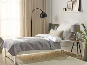 Bedsprei met relief 160 x 220 cm Grijs ALAMUT