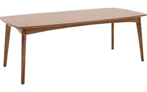 Goossens Eettafel Austin, Semi rechthoekig 220 x 100 cm