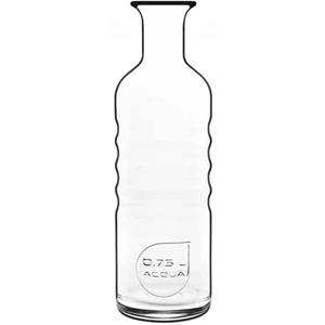 Luigi Bormioli 1x Glazen water karaffen van 750 ml Optima- Sapkannen/waterkannen/schenkkannen