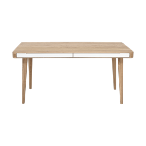 Gazzda Ena table houten eettafel whitewash - 160 x 90 cm