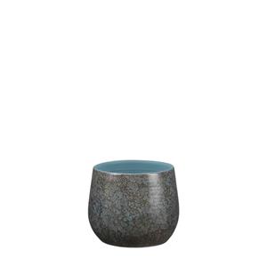 Mica Decorations oliver ronde bloempot Blauw