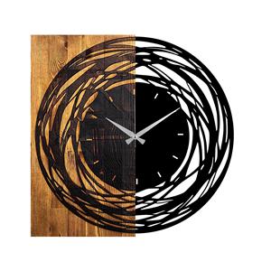 Decoratieve houten wandklok Web | Mioli Decor