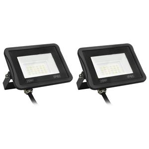 VidaXL Spotlights 2 St Led 20 W Koudwit