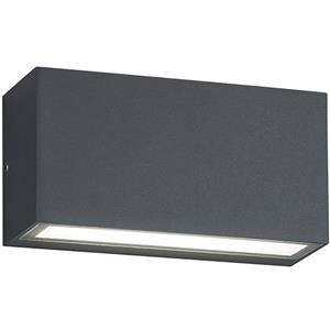 BES LED Led Tuinverlichting - Tuinlamp - Trion Tront - Wand - 10w at Zwart - Aluminium - Osram Leds