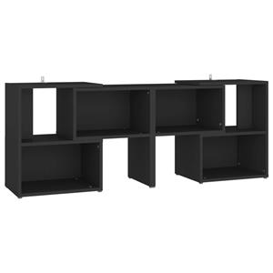 vidaXL TV-Schrank Schwarz 104x30x52cm Holzwerkstoff 