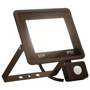 vidaXL Spotlight met sensor LED 50 W warmwit
