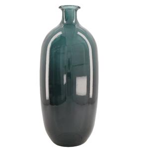 Dijk Natural Collections Vaas Gerecycleerd Glas-groen-ø16x38cm