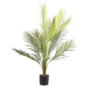 BELIANI Kunstplant Dwerddadelpalm 83 cm ARECA PALM