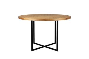 Dutchbone Eettafel Class Round Oak 120cm