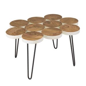 Macabane | Salontafel Ringsa teakhout