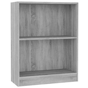 VidaXL Boekenkast 60x24x74,5 Cm Bewerkt Hout Grijs Sonoma Eikenkleurig