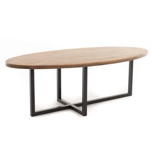 Countrylifestyle Country ovale eettafel 200x110cm
