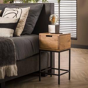 LifestyleFurn Nachtkastje Ilsinho Acaciahout - Massief acacia naturel
