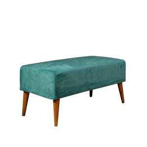 Atelier Del Sofa | Hocker Aqua velvet