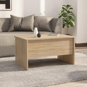 VidaXL Salontafel 80x50x42,5 cm bewerkt hout sonoma eikenkleurig
