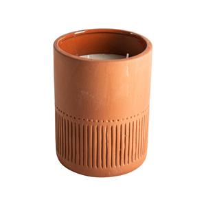 Gusta Kaars Ø9x12 Cm Terracotta