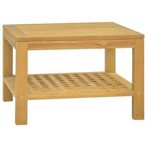 VidaXL Salontafel 60x60x40 Cm Massief Teakhout