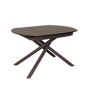 Kave Home Uitschuifbare Eettafel Yodalia Keramiek, 130-190 x 100cm - Bruin