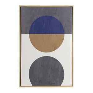 Leen Bakker Schilderij Abstract Circle - multikleur - 60x40 cm