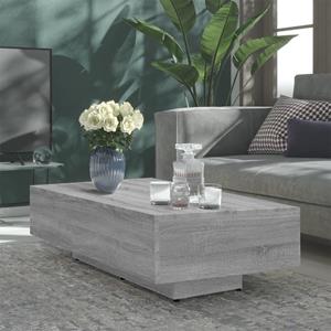 VidaXL Salontafel 115x60x31 cm bewerkt hout grijs sonoma eikenkleurig