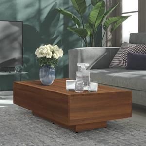 VidaXL Salontafel 115x60x31 cm bewerkt hout bruineikenkleurig