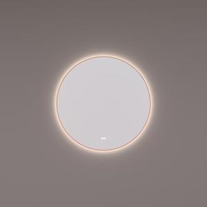 HIPP design 13500 ronde spiegel 80cm koper met LED en spiegelverwarming